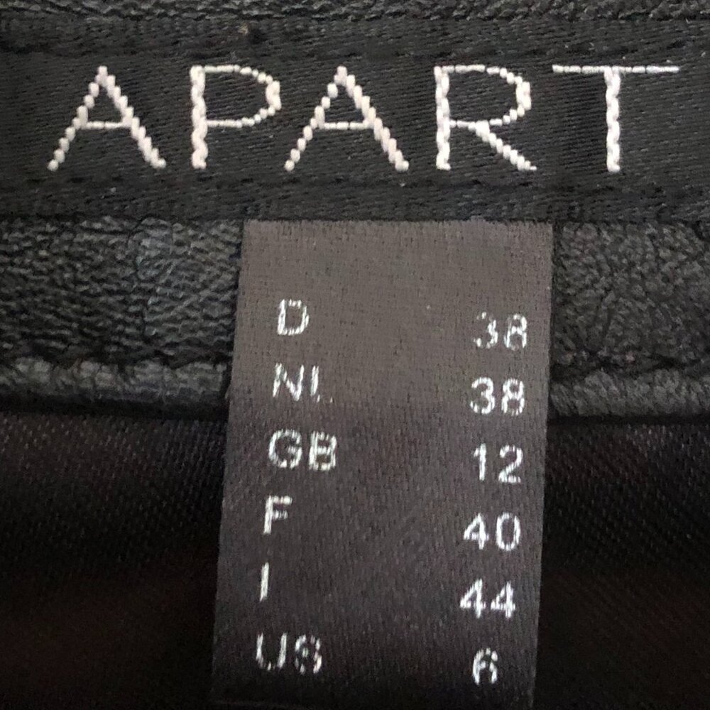 Black leather APART jacket - Picture 3 of 11